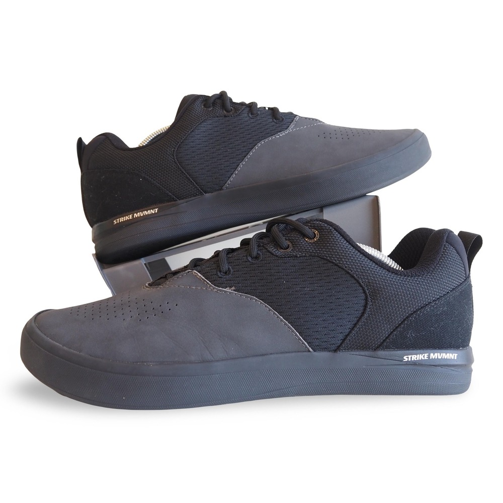 STRIKE MVMNT Transit Street Trainer Mens 12.5 Pitch Black Training Shoes